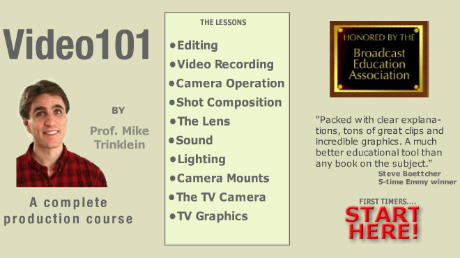 Logo for Video 101 Production Course